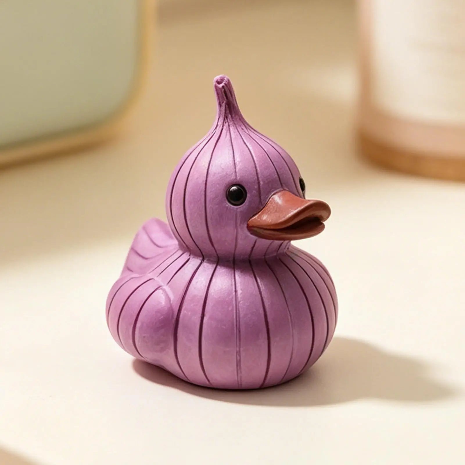 Vegetable Resin Ducks Realistic Funny Cute Decoration Indoor Small