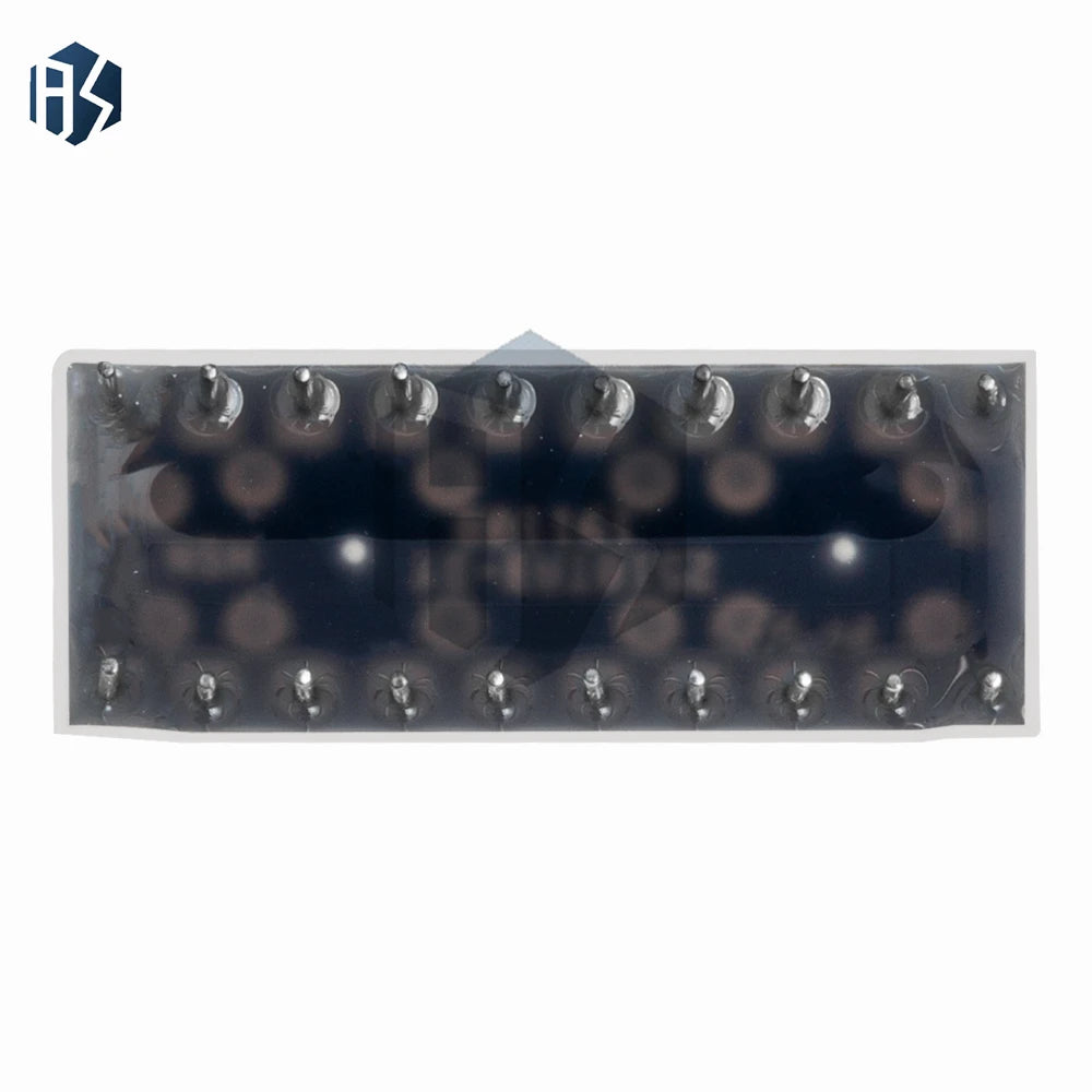 10 grid digital segment LED light bar super bright 2 red+3 yellow+4 green+1 blue light flat tube B10BRYGB Zpaxo
