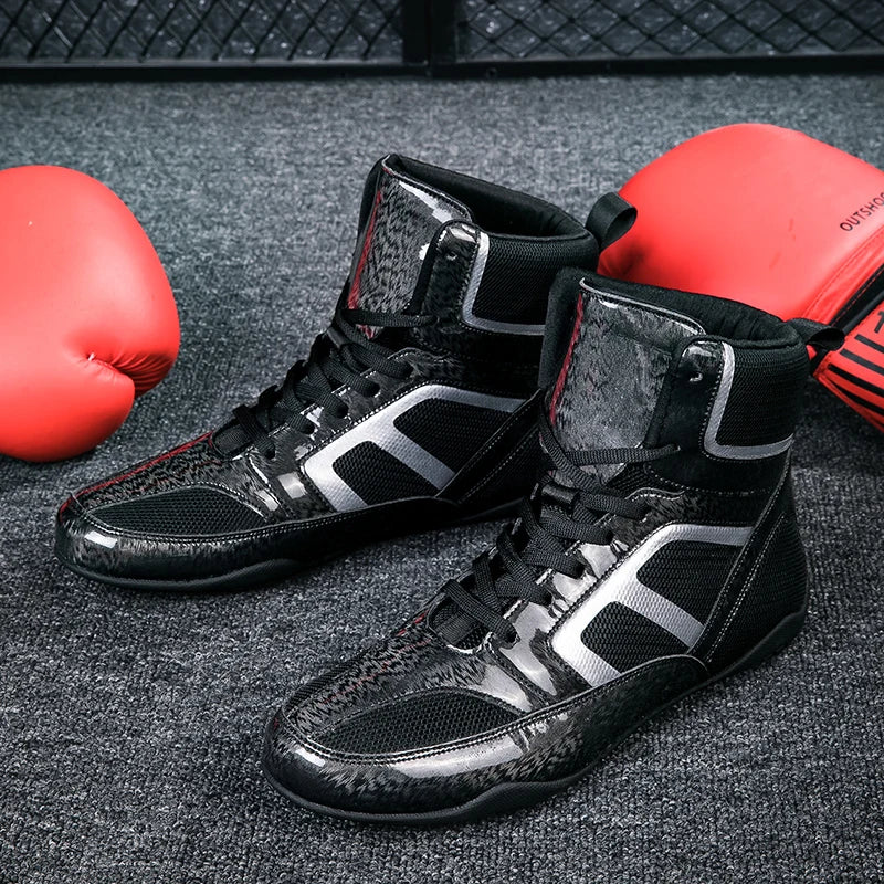 Lexsan Training Wrestling Shoes Men Female Fitness Boxing Mesh Zpaxo 23-2 40