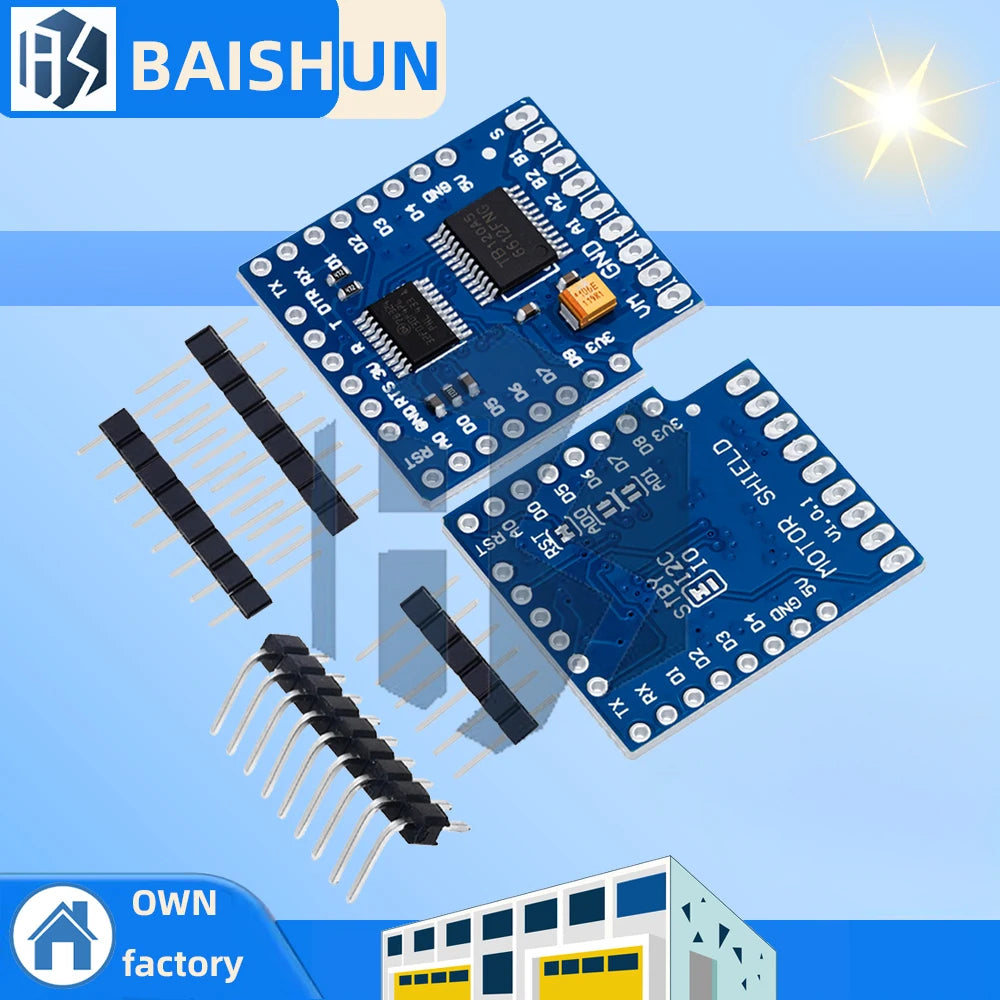 D1 Mini I2C Dual Motor Driver TB6612FNG V1 0 Drive Module Wemos Zpaxo Default Title