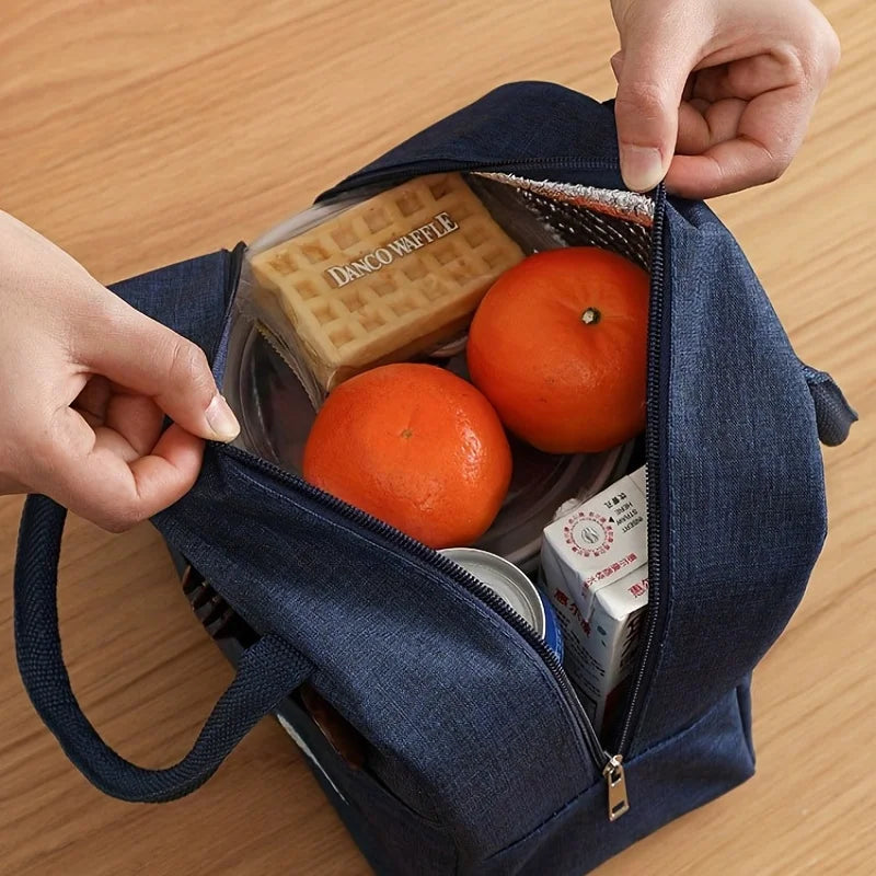 Insulated Lunch Bag Bear Pattern Waterproof Portable School Office