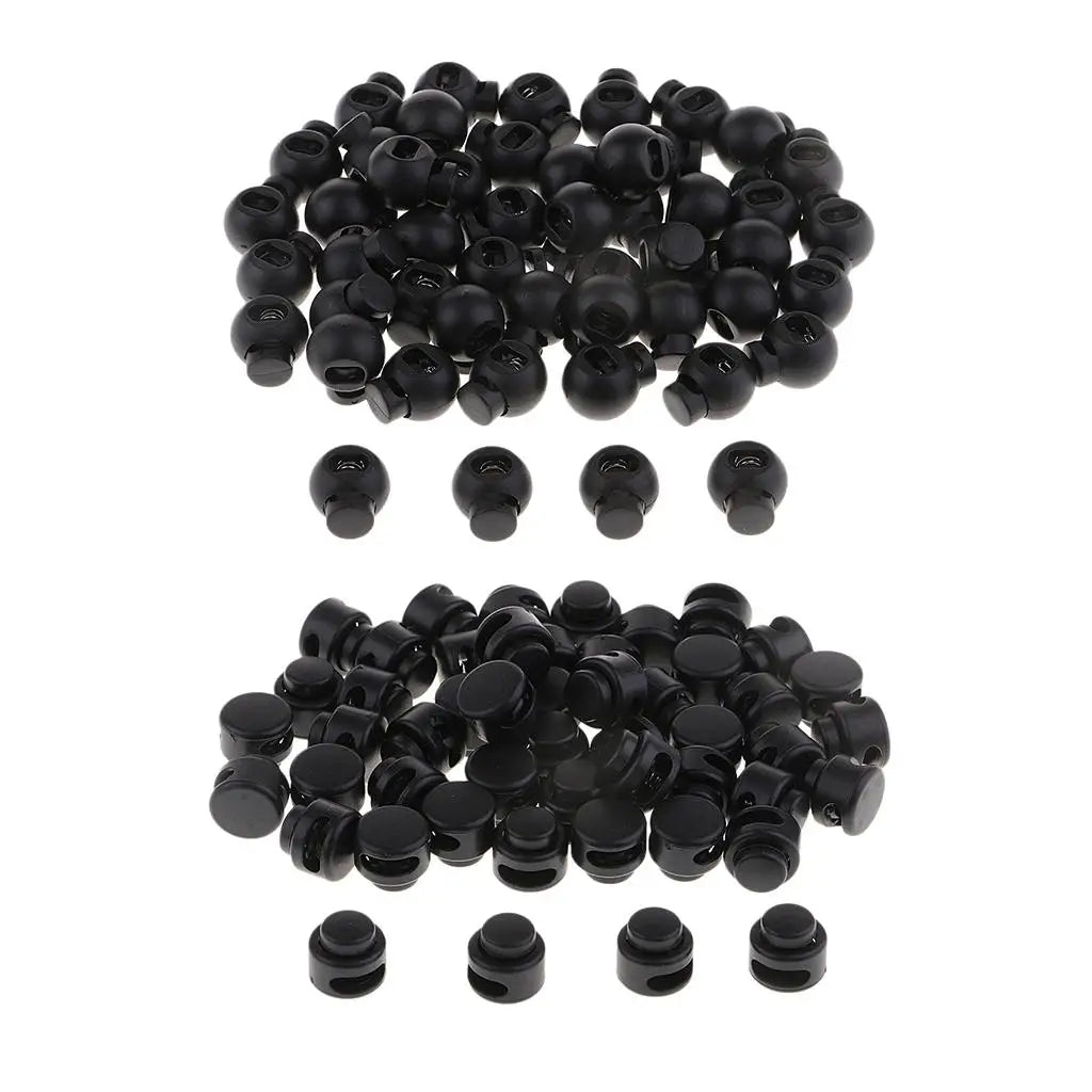 Toggle Spring Stop Plastic Cord Lock Single Hole End Secure Stoppers Zpaxo