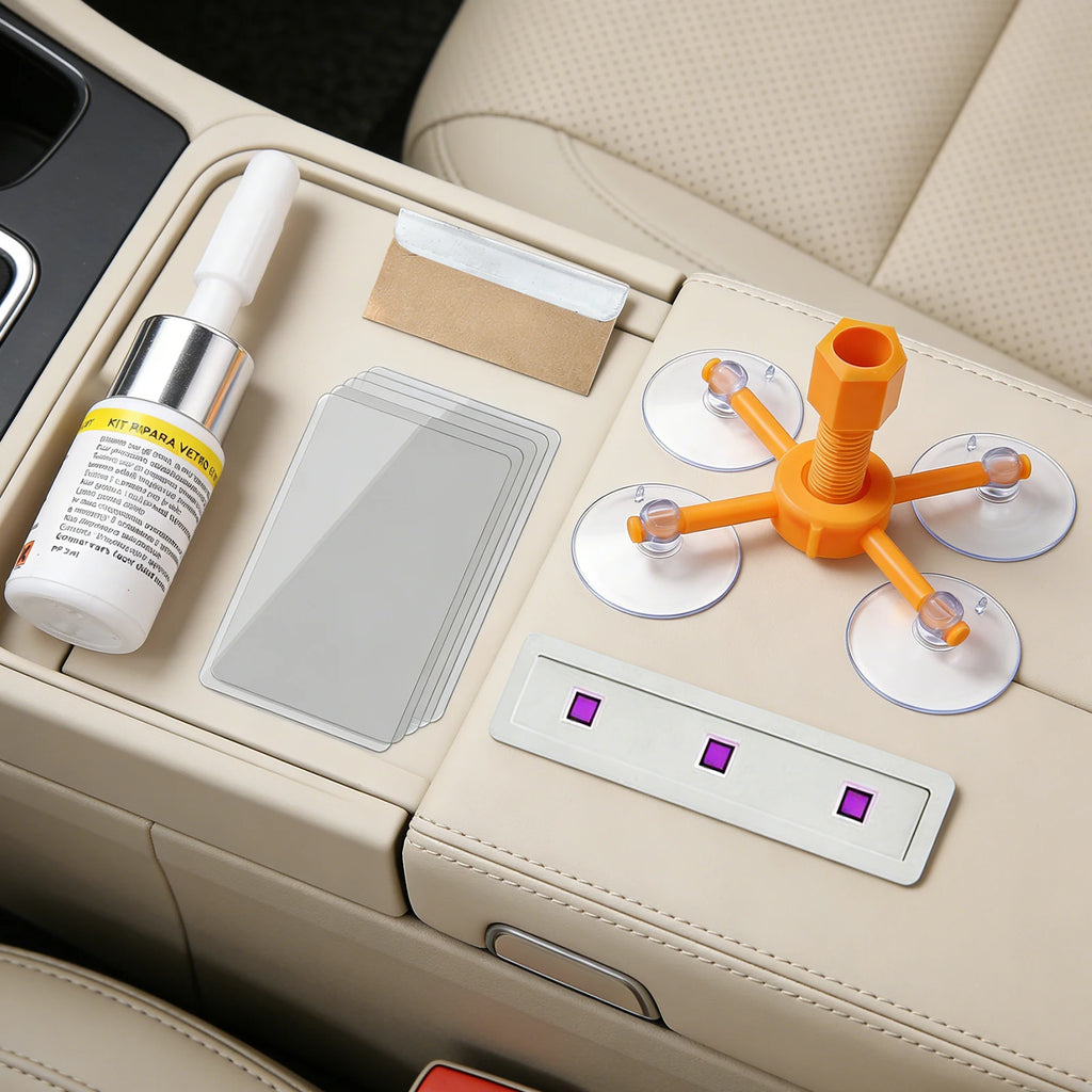 Windshield Chip Repair Cracked Glass Liquid Cracks DIY Long-lasting