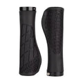 1Pair MTB Bike Handlebar Grips Anti-Skid Comfortable Lockable Soft Rubber Cycling Accessory Zpaxo Black