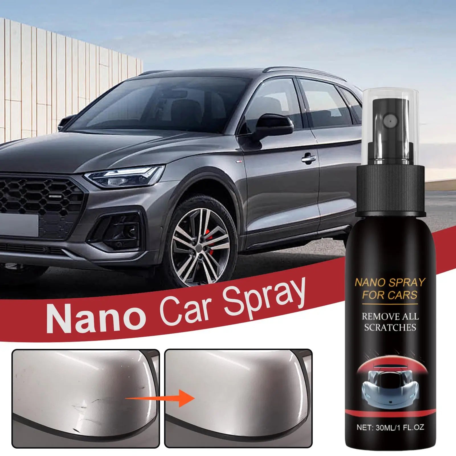 Nano Car Spray Quick Ceramic Coating Liquid Polishing Wax Renewal
