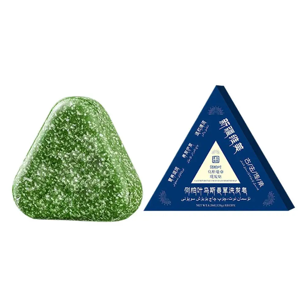 Natural Herbal Hair Growth Soap – Usman Grass & Platycladus Herbal Shampoo Soap Zpaxo Usman E