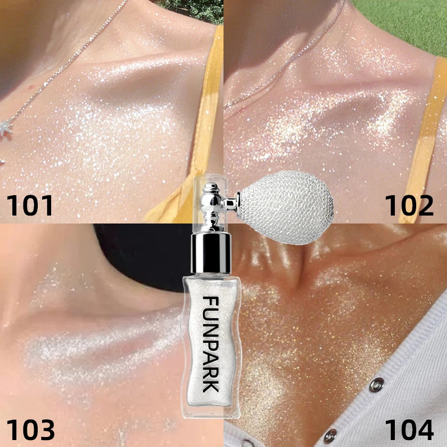 4 Colors Gloss Powder Glitter Highlight Contour Face&body Diamond