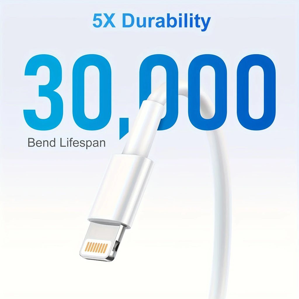 Iphone Charger Cable Lightning Data MFi Certified USB Charging