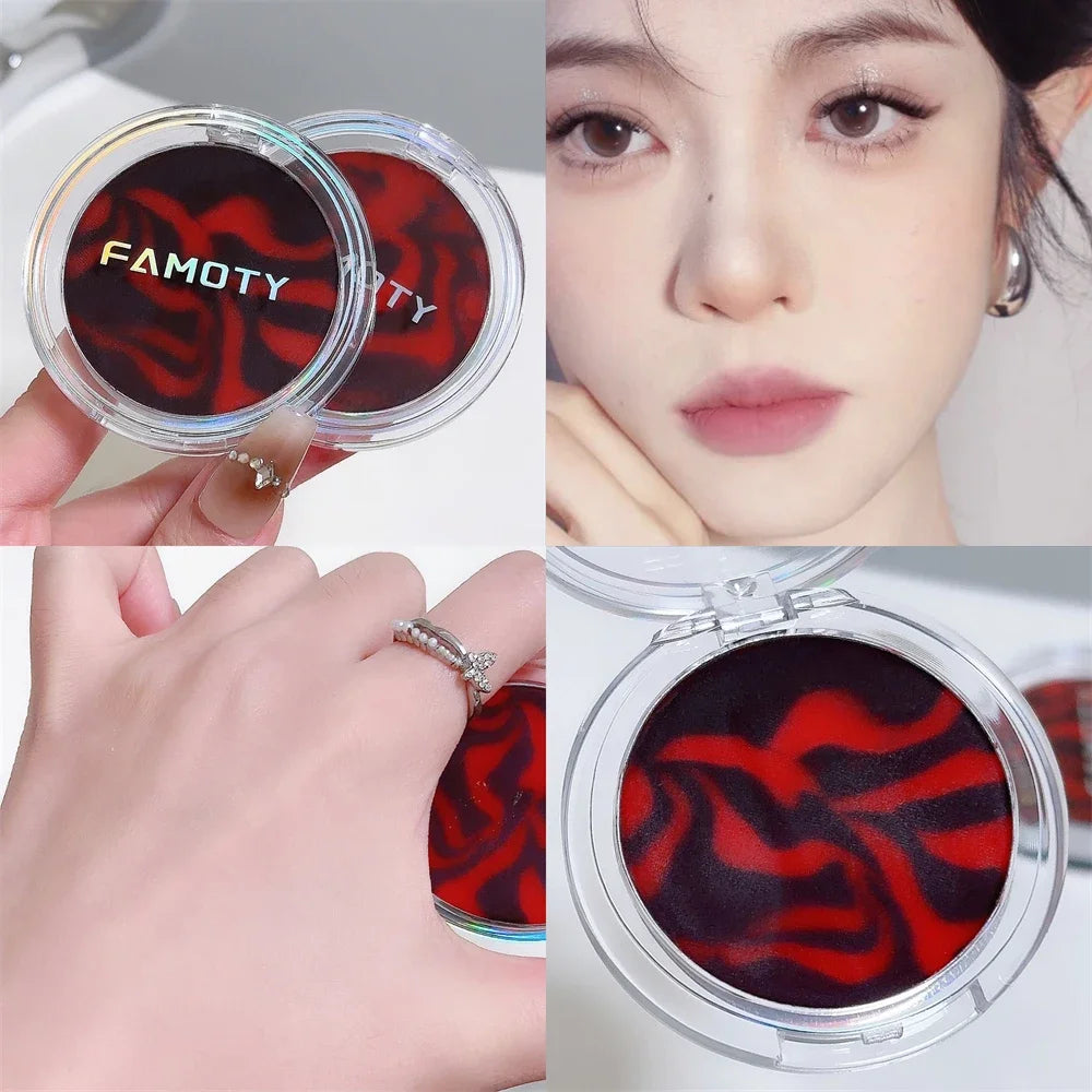 The Rock Oil Control Long-lasting Powder Cake Makeup Clear Powder Waterproof Wet and Dry Face Foundation Powder Cosmetics Zpaxo