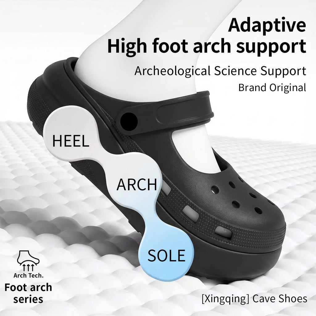 Unisex EVA Closed Toe Platform Clogs Non Slip Soft Summer Indoor Home