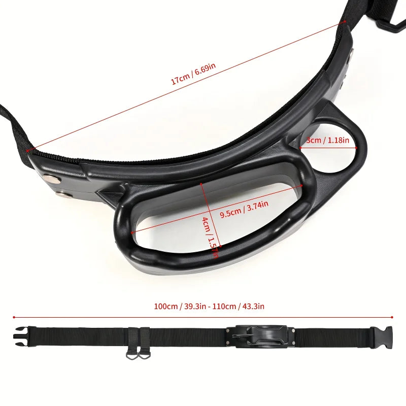 Adjustable Fishing Rod Holder Belt Portable Multifunctional Dual-mode Zpaxo