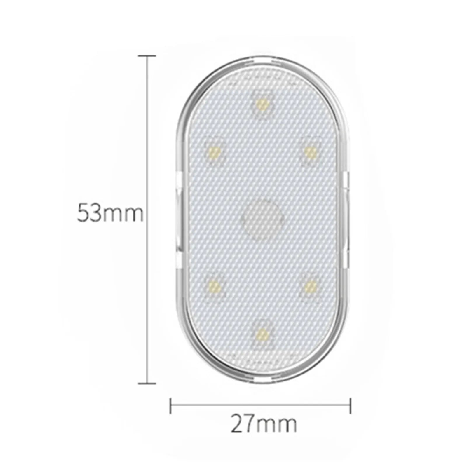 Car LED Touch Lights Wireless Interior Light Auto Roof Ceiling
