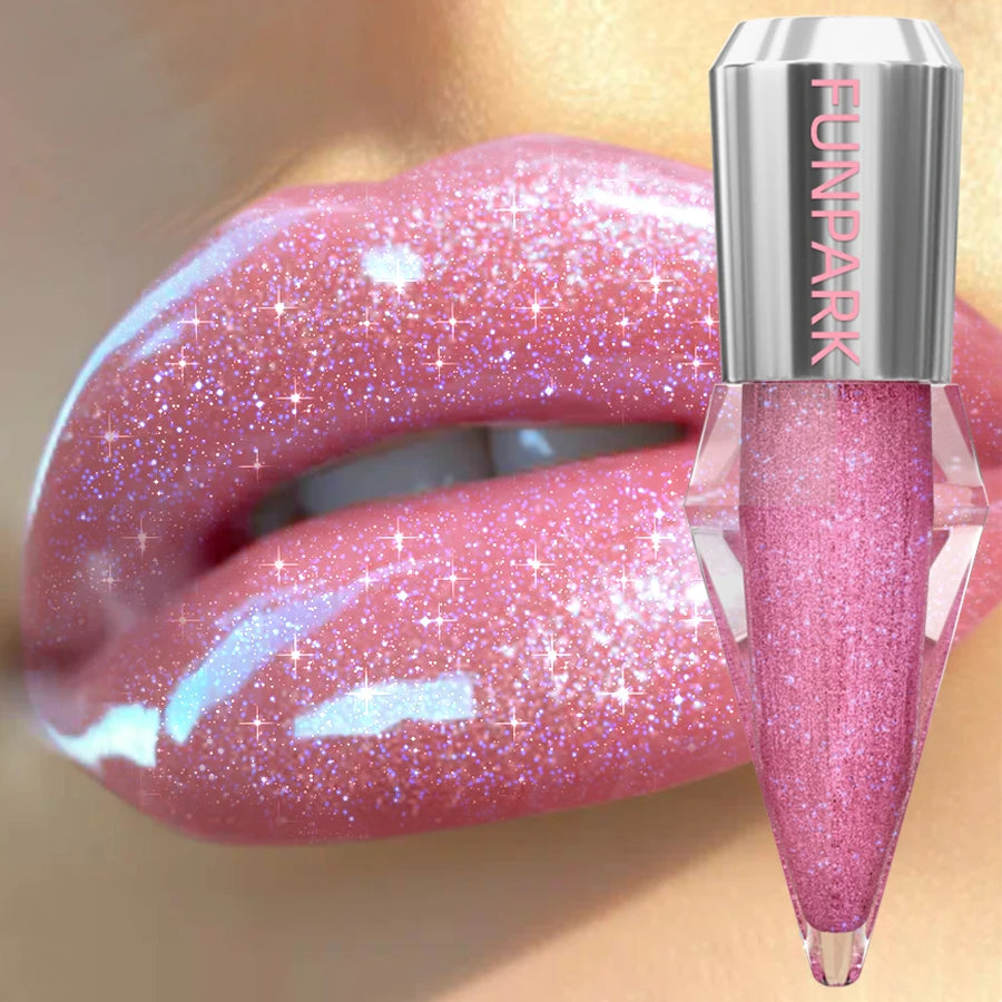 8 Colors Moisturizing Diamond Shimmer Glitter Lip Gloss Makeup