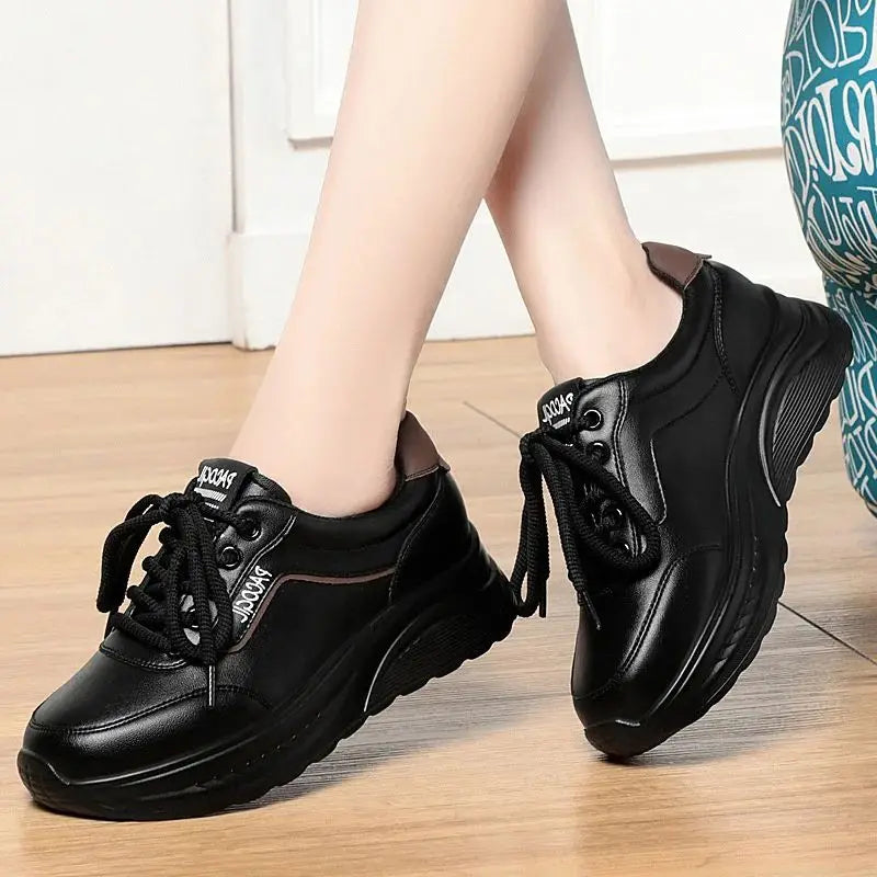 Women's Spring Autumn Minimalist Versatile Lightweight Soft Sole Zpaxo