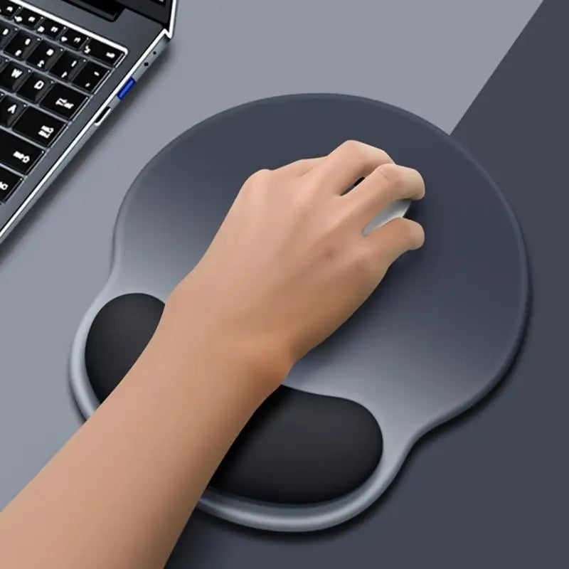 652F Silicone Hand Rest Cushion Pad Wrist Support Mat Gaming Computer Zpaxo