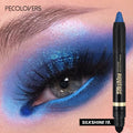 1PC Cream Glitter Eye Shadow Pen with Double-head Design, Pearlescent Glitter Finish, for A Charming Christmas Eye Makeup Zpaxo 19
