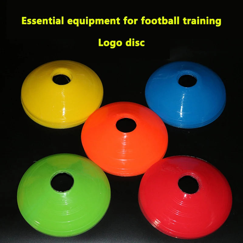 10-Pack Mini Soccer Agility Marker Discs – Soft Training Cones