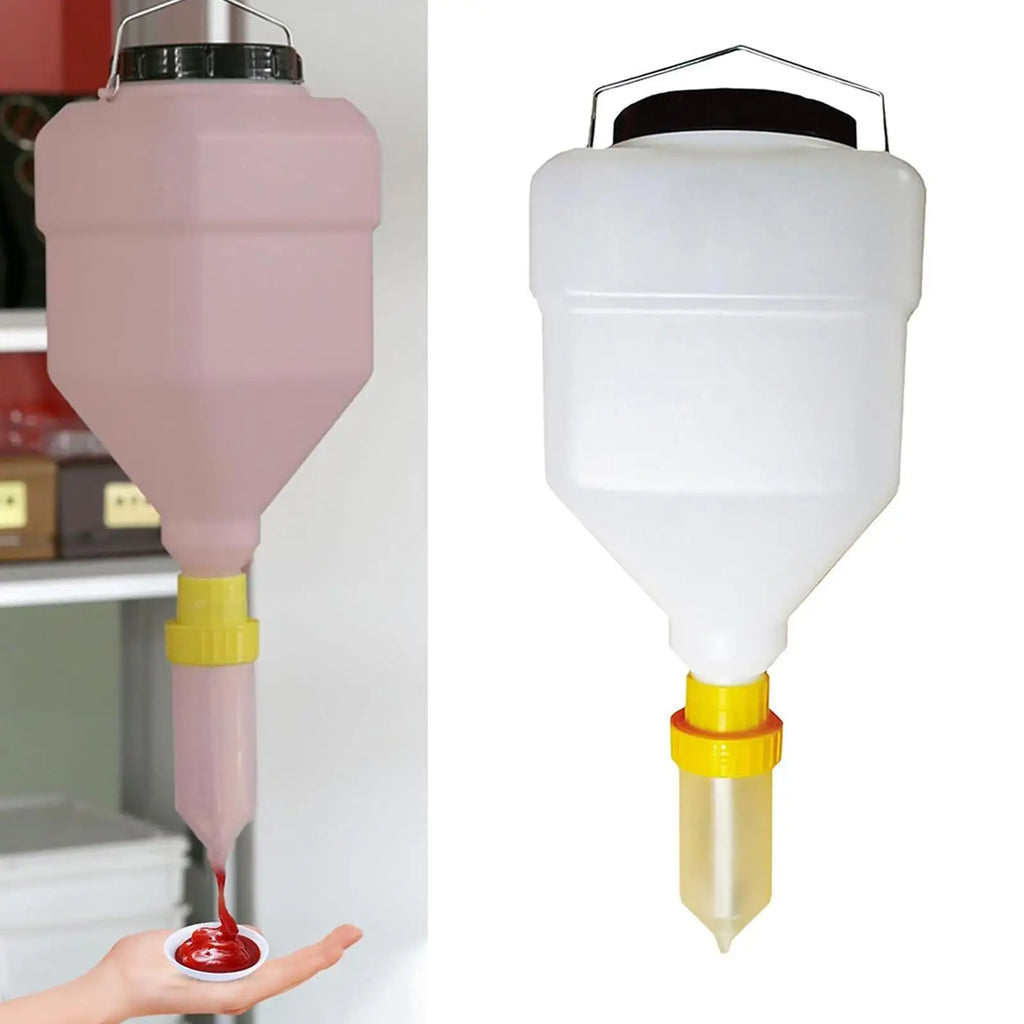 Sauce Bottle Squeeze Hanging Dispenser Large Diameter