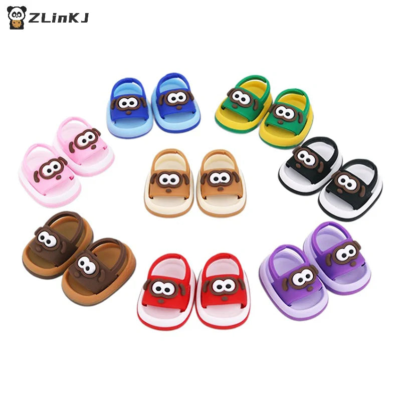 ▶15/17cm Doll Shoes Plastic Mini Shoes For Dolls Mini Finger Shoes Clothing Accessory For 6.9 Inch Dolls Blind Box Doll Zpaxo