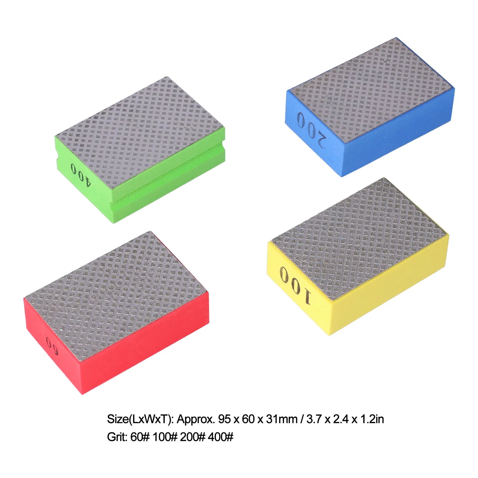 Hand Tool Polishing Pads Tile Stone Trimming Deburring 60 100 200 400