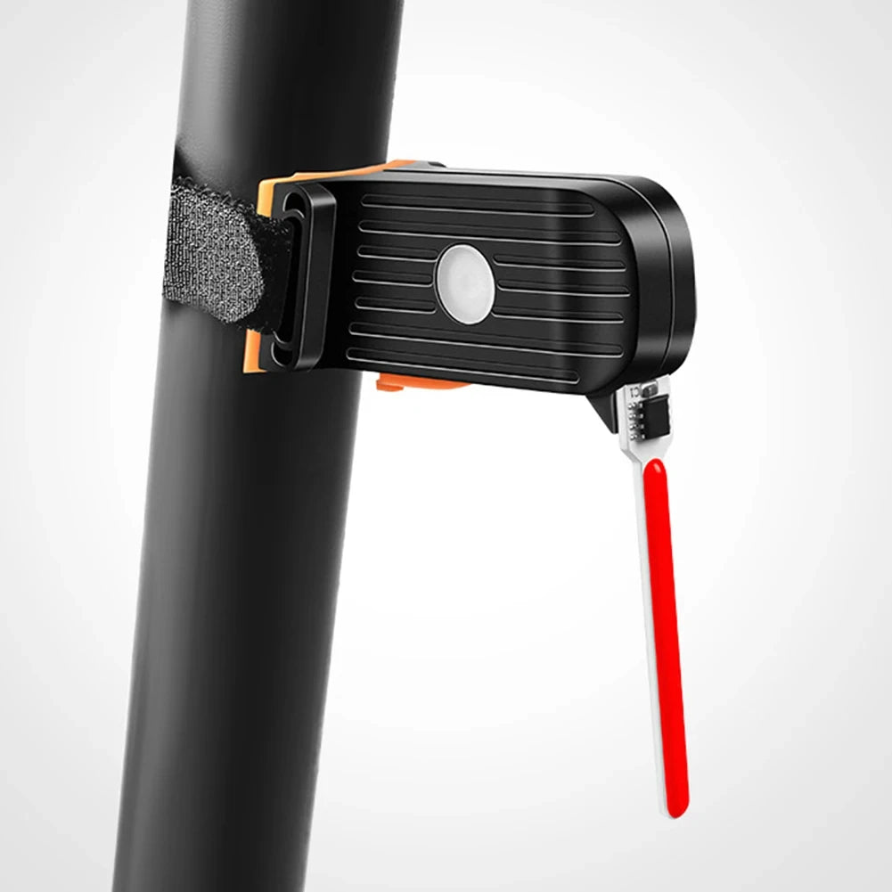 Bike Warning Lights Rechargeable Bicycle Tail Light Multi Light Modes Bicycle Photon Drop Rear Light Creative for Night Riding Zpaxo