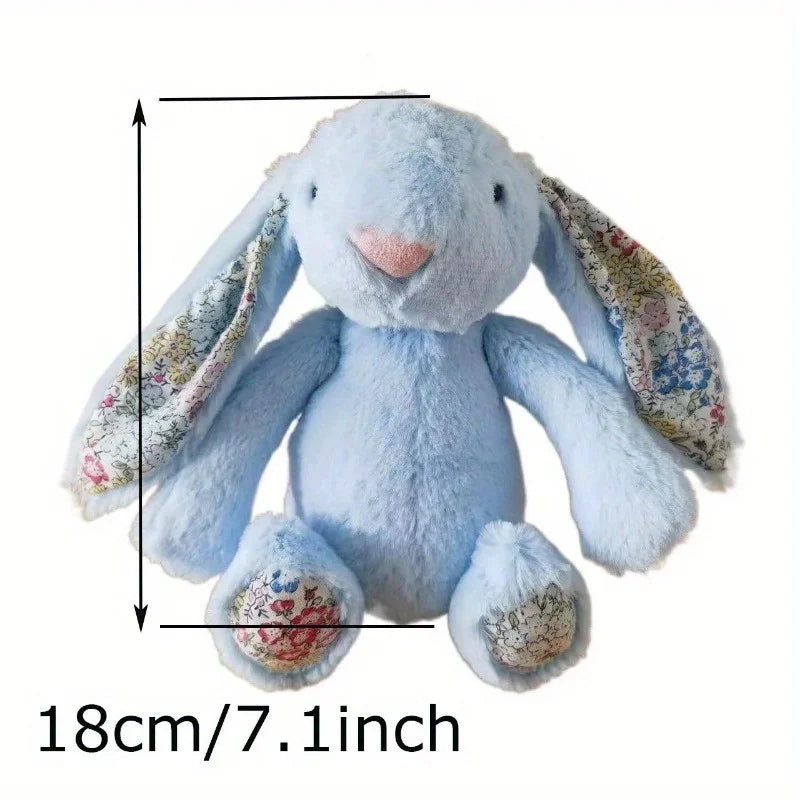 Cute Sitting Long Ear Rabbit Plush Doll Creative Soft Stuffed Anima