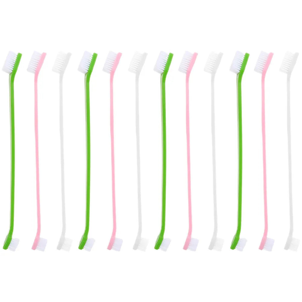 Dual-head Dog Toothbrush Pet Oral Teeth Cleaning Small Dogs Puppies