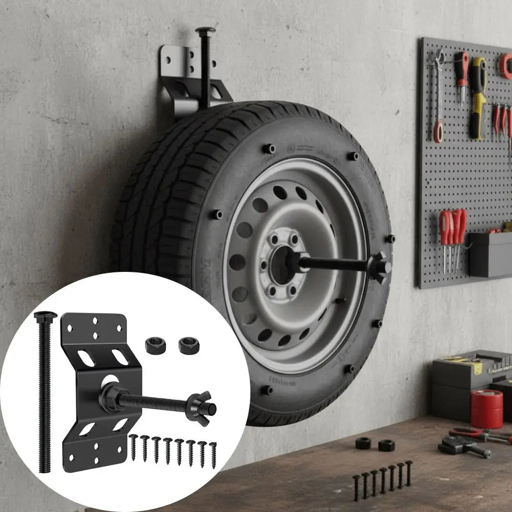 Heavy Duty Enclosed Trailer Tire Bracket Easy Installation Upgraded Zpaxo