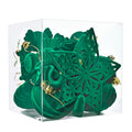 24-Pack Flocked Velvet Christmas Ball Ornaments | Tree Decor