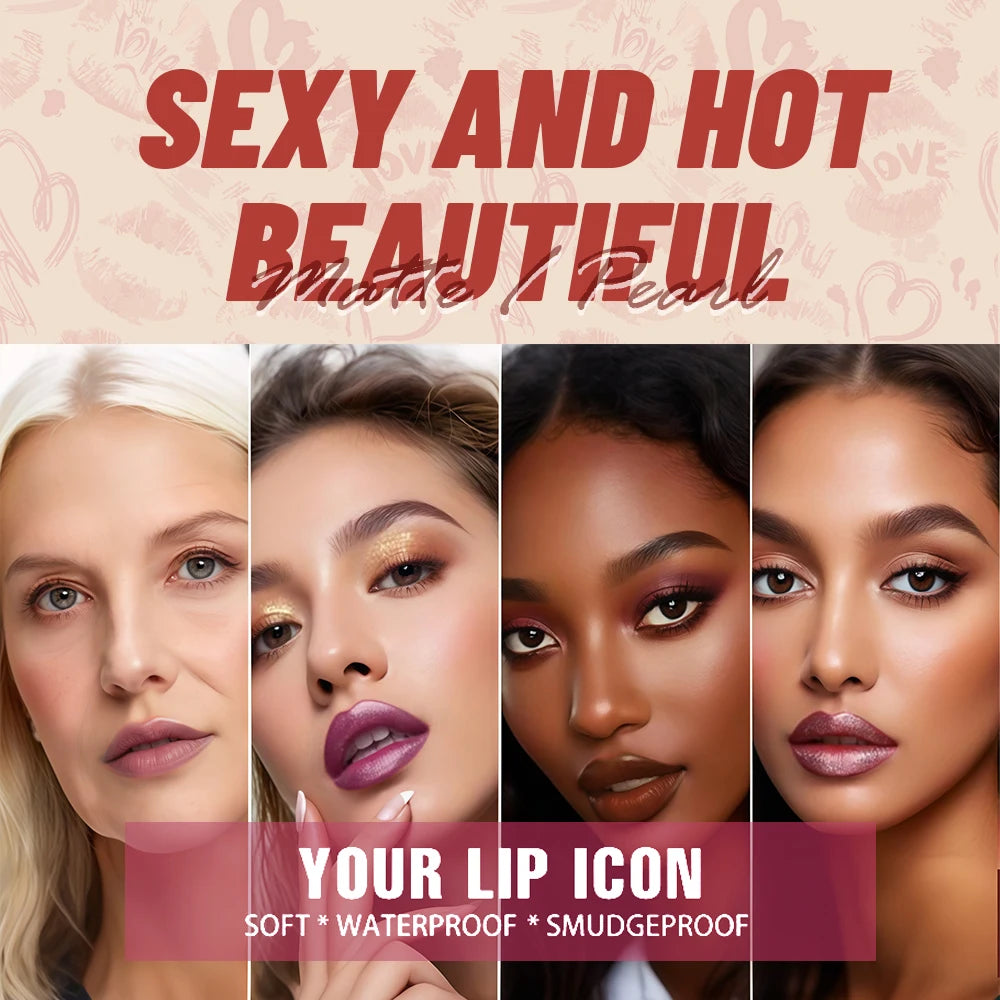 Sparkling Pearl Lip Gloss Easy Apply Waterproof Non Sticky