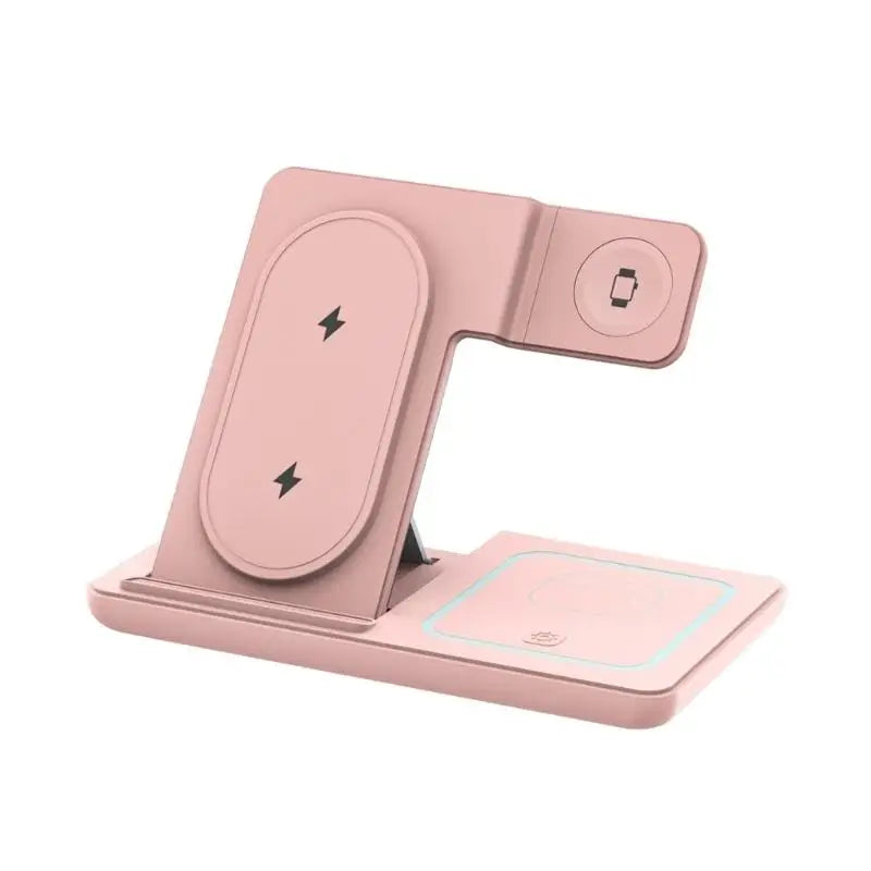 Y1UB 1 Wireless Charging Desk Stand Space Saving S24 S23 Watch Zpaxo Pink CN