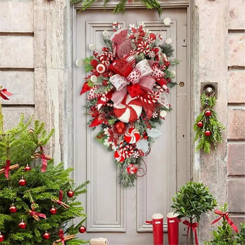Festival Holiday Wreath Not Toxic Candy Design All Season Indoor