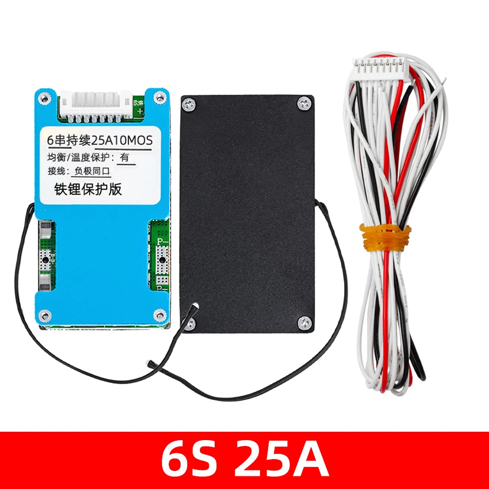 6S 7S 24V 15A 20A 25A LiFePO4 Battery Balanced Charge Equalizer Board Zpaxo 6s 25a 21v