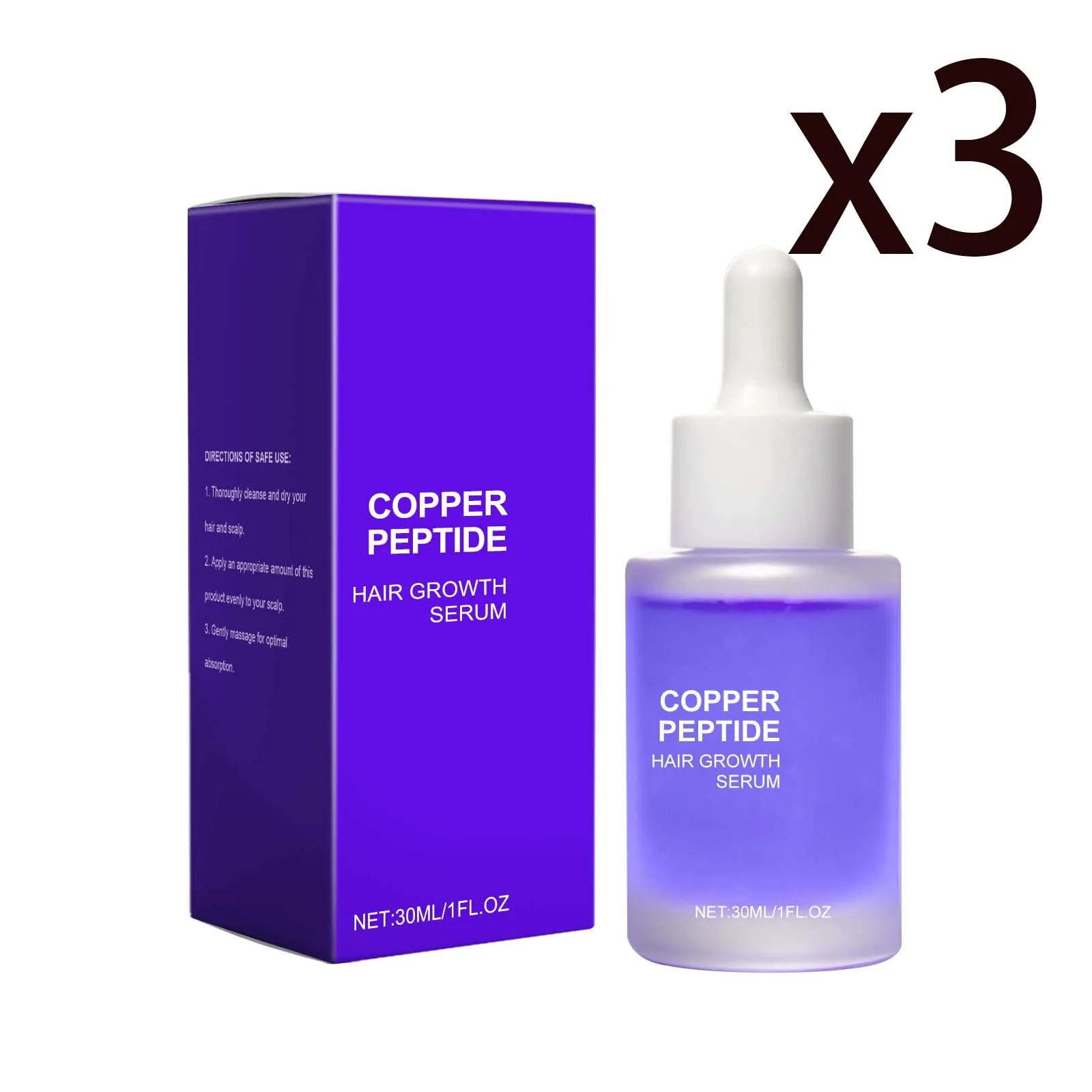 Rosemary Hair Care Essence – Repair & Strengthen Hair Roots Hair Scalp Serum Zpaxo 3x30ml