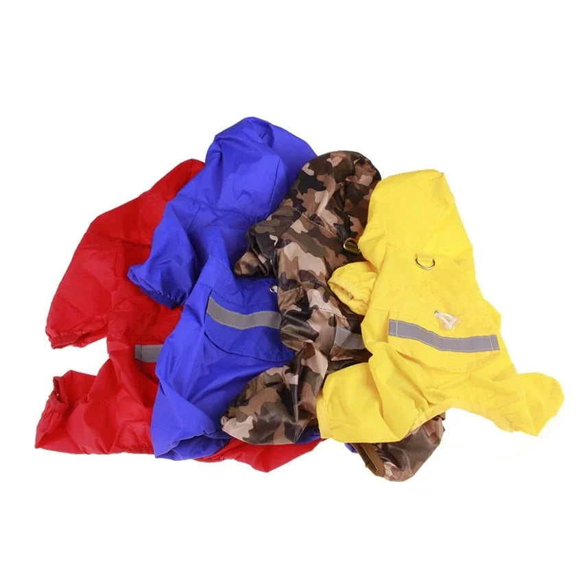 Dog Rain Coat Clothes Puppy Casual Cat Raincoat Waterproof Jacket