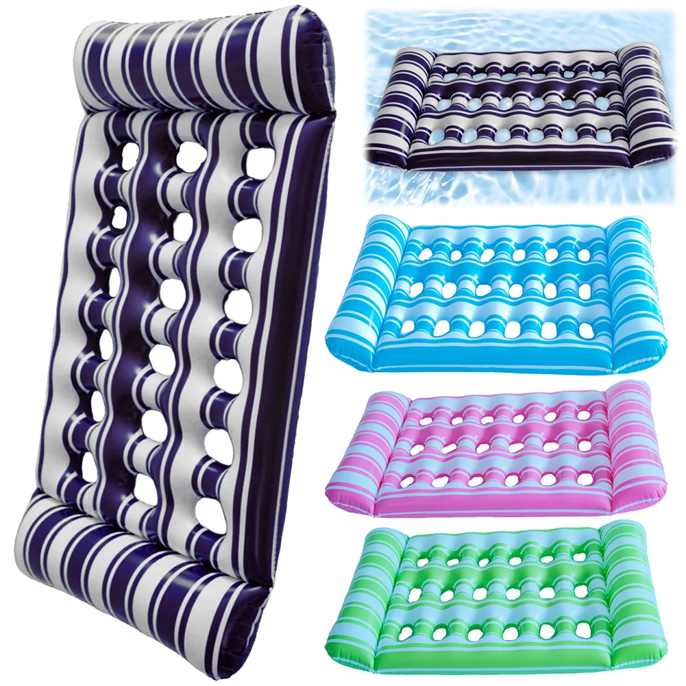 2025 Water Recliner Hammock Foldable Floating Lounger Air Mattress
