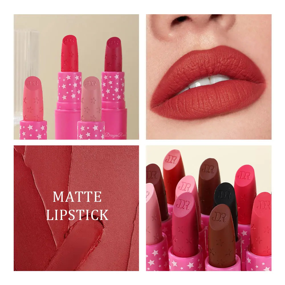 Lipstick Matte Versatile Waterproof Lip Gloss Long-Lasting Whitening Lip Mud Non-Fading Non-Stick Lip Gloss Zpaxo