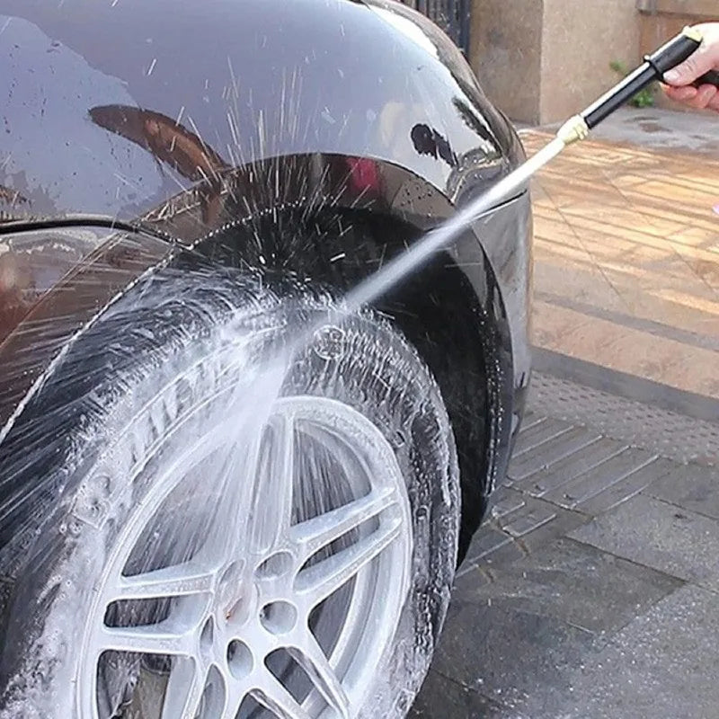 High-Pressure Car Wash Water Gun – 4-Mode Copper Nozzle
