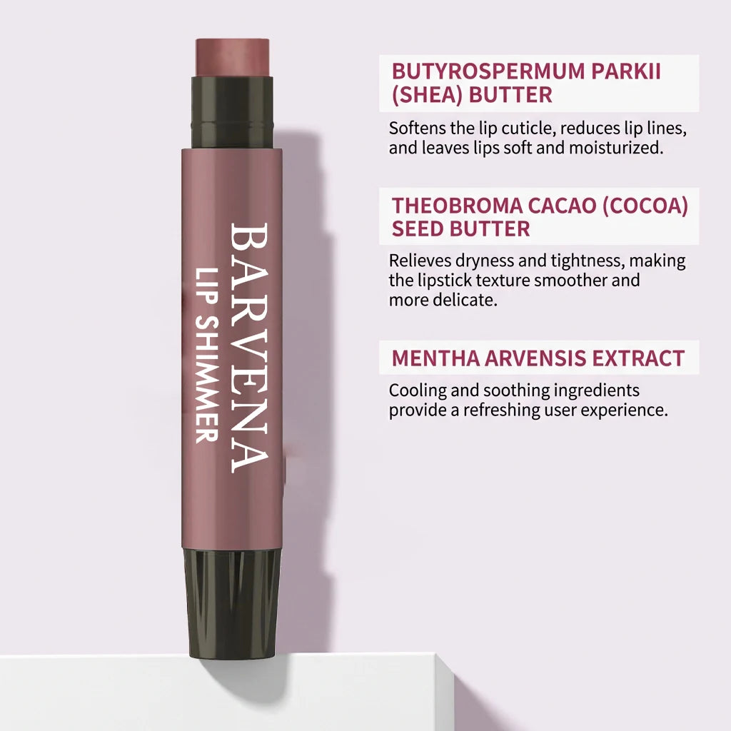 Dark Purple Tinted Lip Balm Stick – Moisturizing Shimmer Gloss Tinted Lip Balm Zpaxo