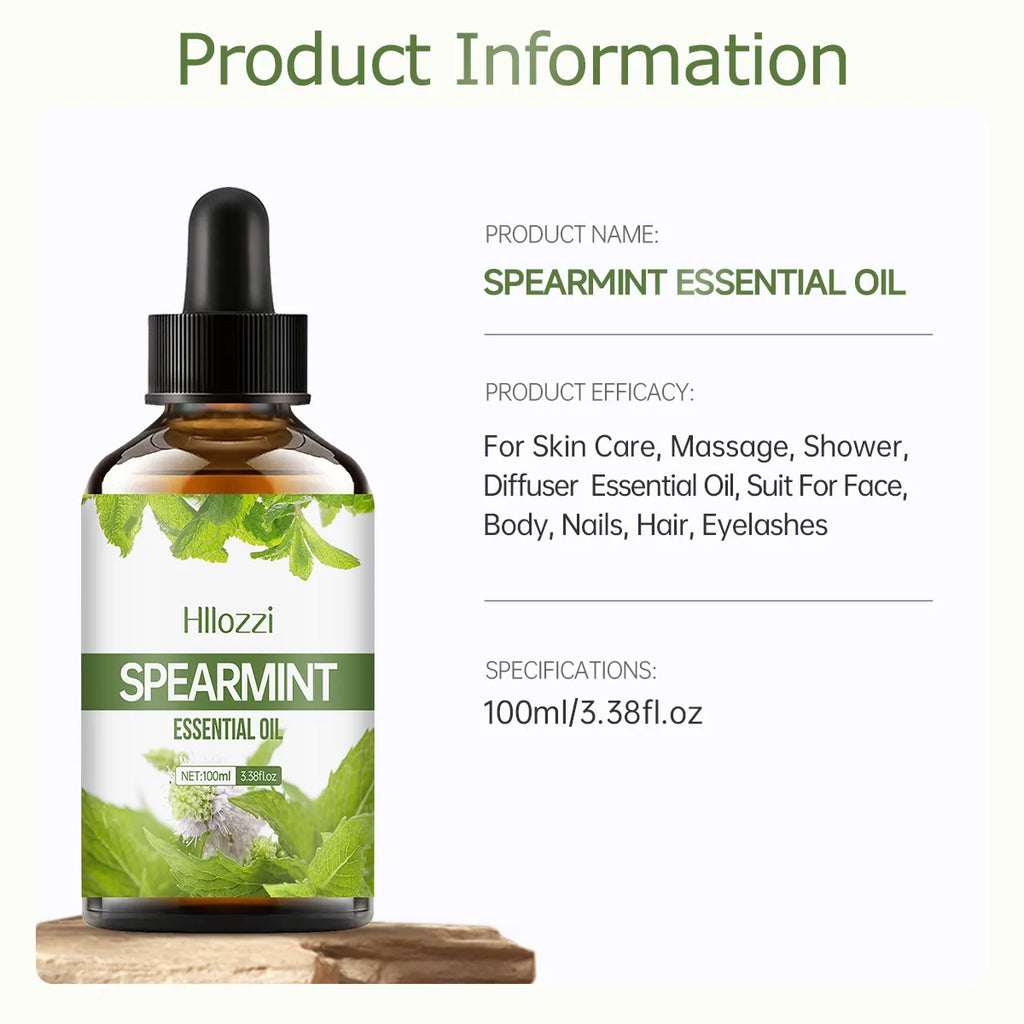 SPEARMINT ESSENTIAL OIL High-quality Moisturizing Nourishing Massage Zpaxo