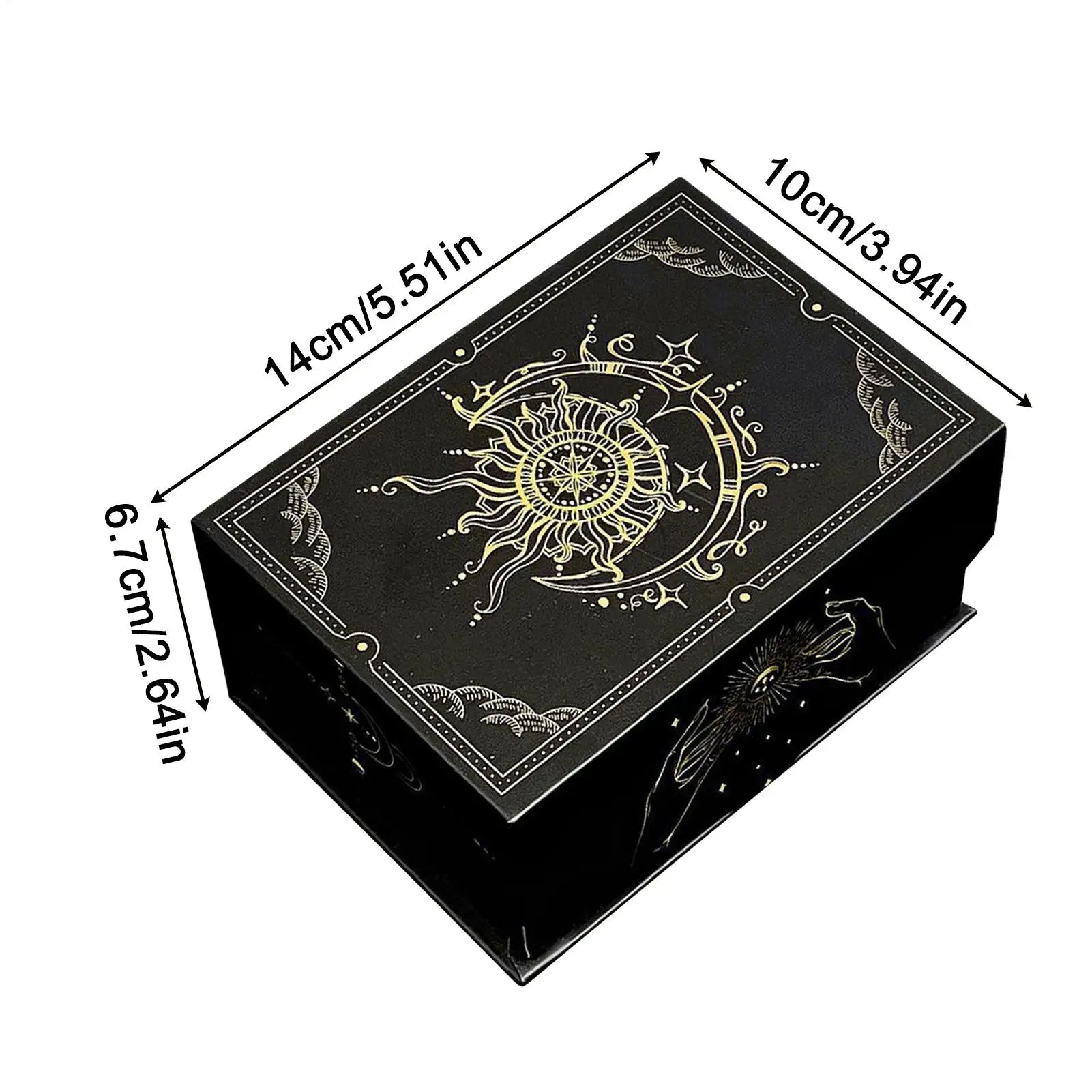Tarot Deck Box Ergonomic Lightweight Storage Organizer Card Indoor