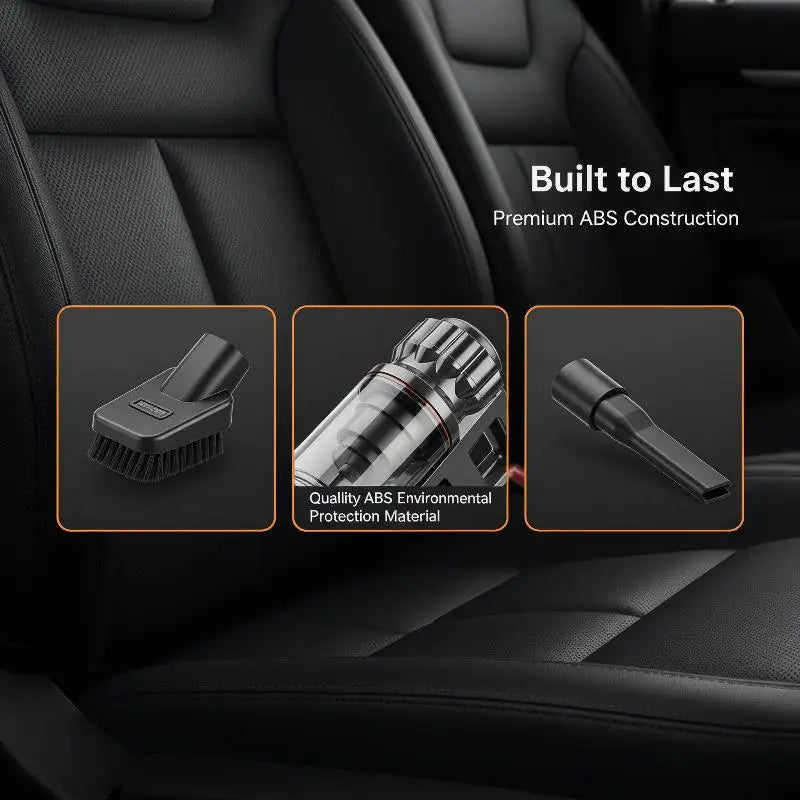 Wireless Car Vacuum – Mini Wet & Dry Cordless Handheld Cleaner