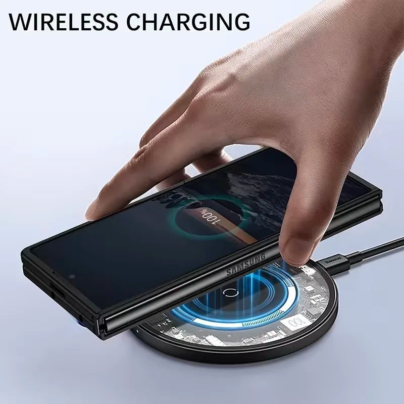 UYUXIO Full Cover Magnetic Matte Phone Case Samsung Galaxy Z Fold 7