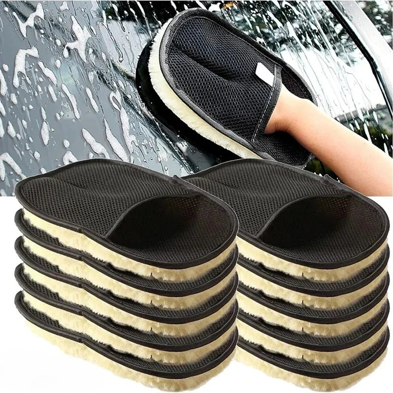 Microfibre Car Wash Mitt Gloves – 1/3/5/10 Pack | Auto & Home