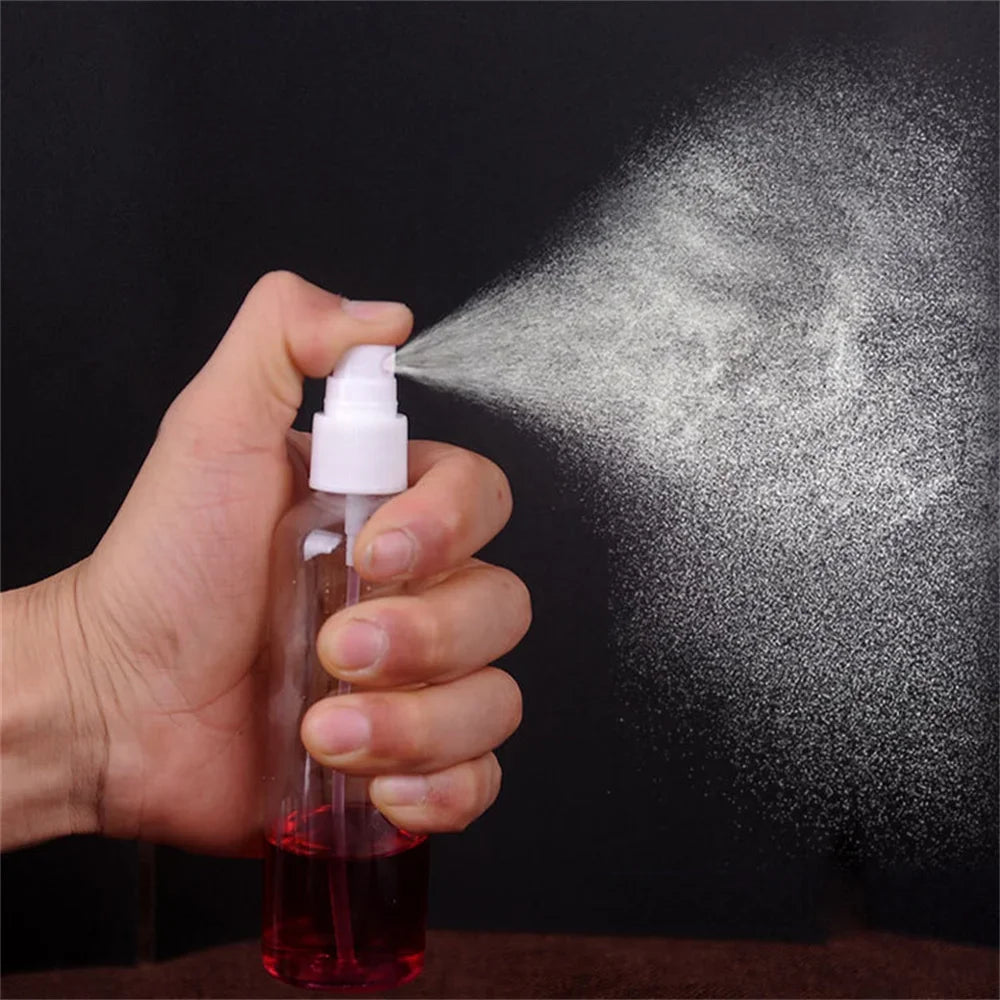 Refillable 30ml 50ml 100ml Clear PET Plastic Portable Spray Bottle Empty Perfume Container Zpaxo