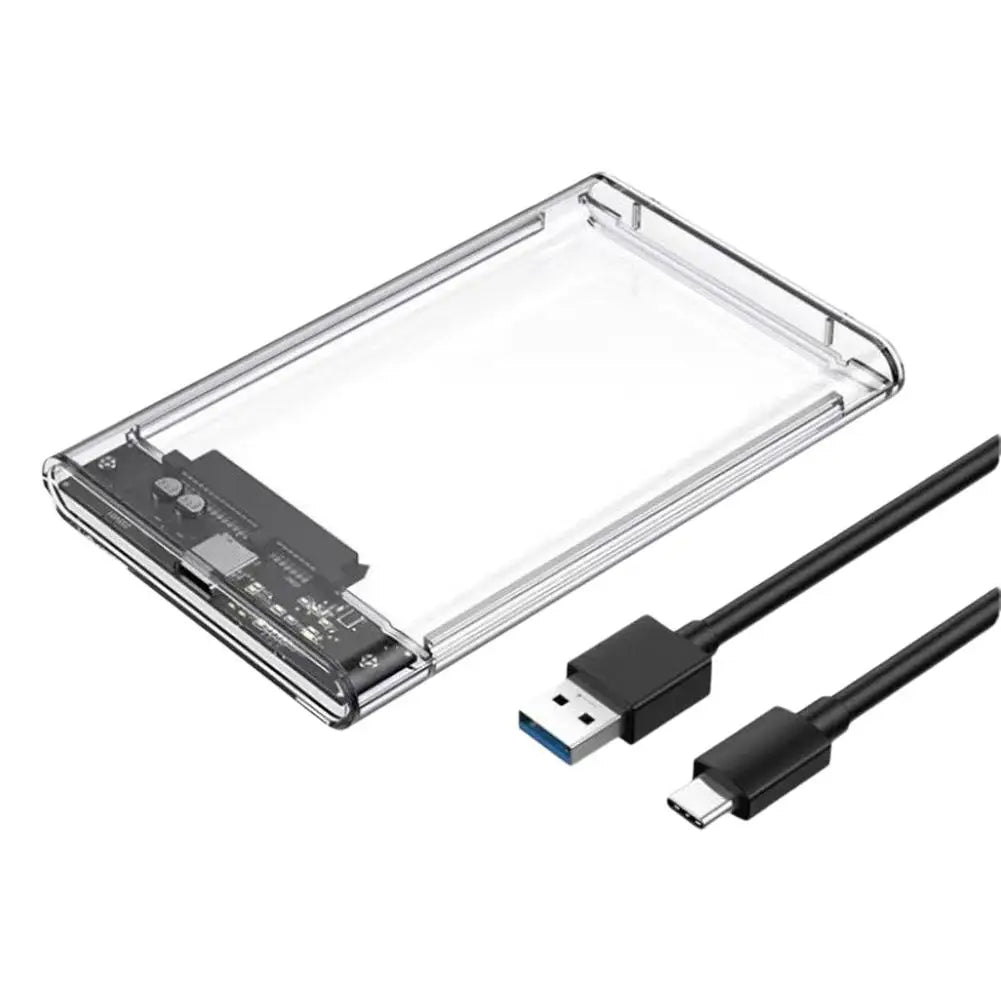 USB 3.0 & USB-C 2.5" SATA Hard Drive Enclosure – 5Gbps Hard Drive Enclosure Zpaxo USB C-USB A