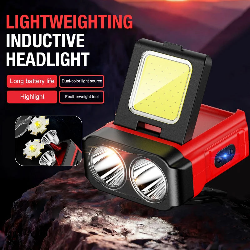 Strong Light Ultra Bright Head Mounted Long Endurance Night Fishing