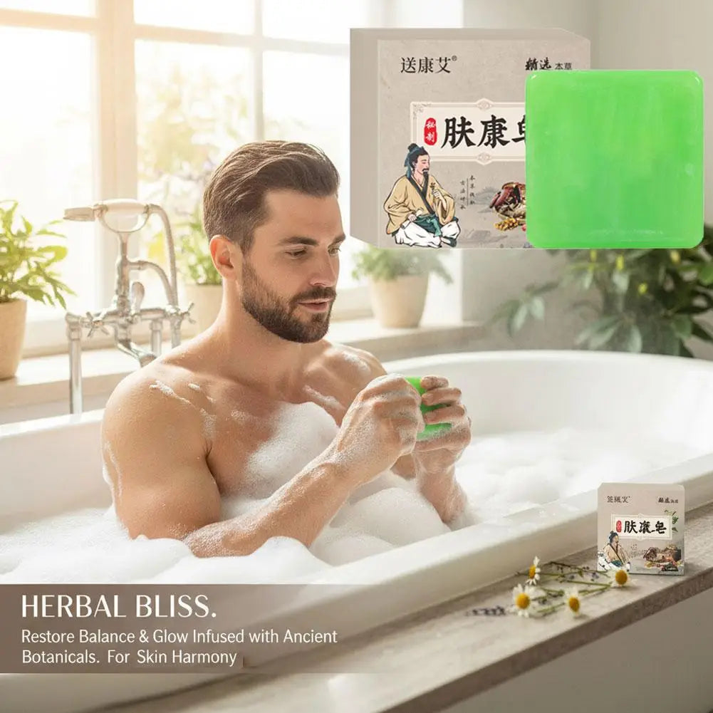 Relieve acne and eliminate body odor Oil Soap Bar for Face & Body Natural Skin Cleanser for Oily, Dry & Itchy Skin Zpaxo