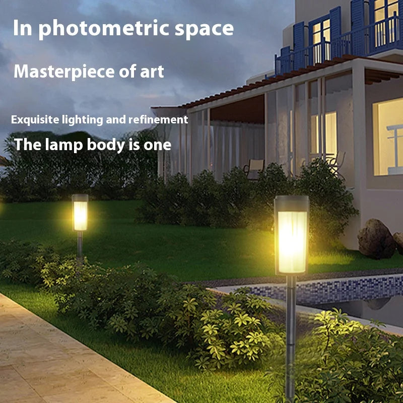 LED Solar Lawn Light – Rainproof Outdoor Garden Path Lamp