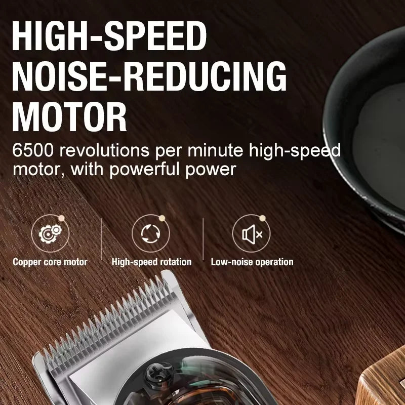 All Metal Blade Male Clipper Electric Hair Household Salon High-power